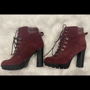 Nine West suede bootie size 7